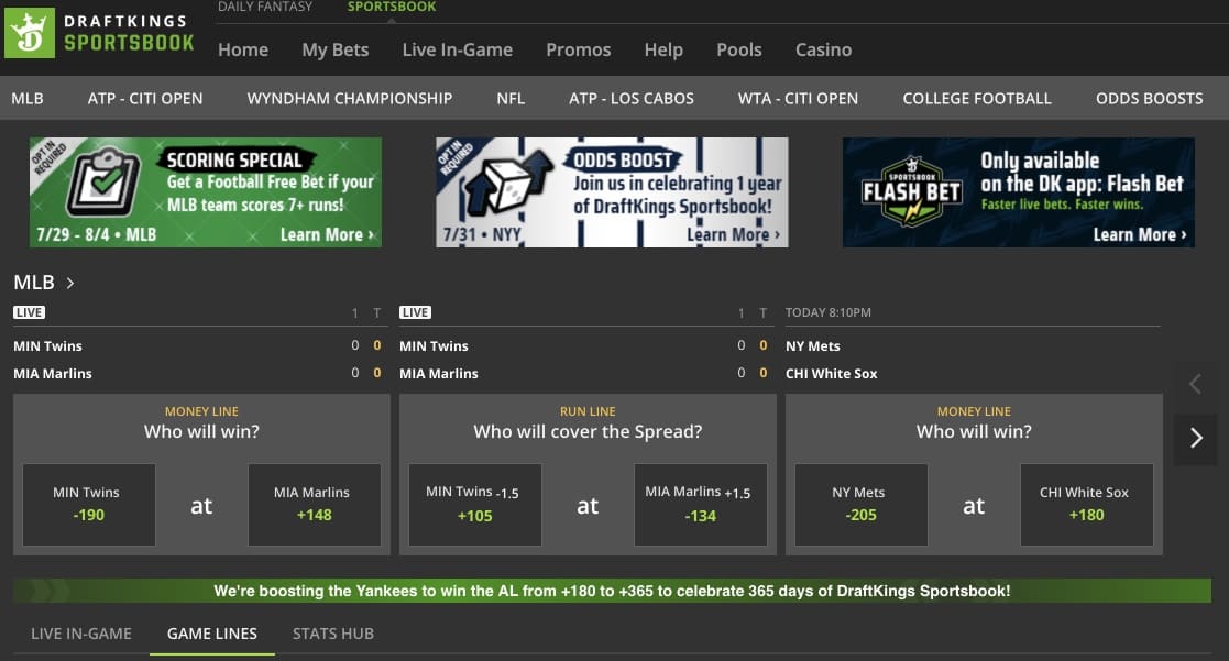 can you download draftkings sportsbook in germany